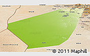Physical Panoramic Map of Ibri, satellite outside