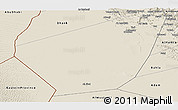 Shaded Relief Panoramic Map of Ibri