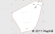 Classic Style Simple Map of Ibri, cropped outside