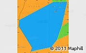 Political Simple Map of Ibri