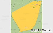 Savanna Style Simple Map of Ibri