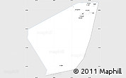 Silver Style Simple Map of Ibri, single color outside