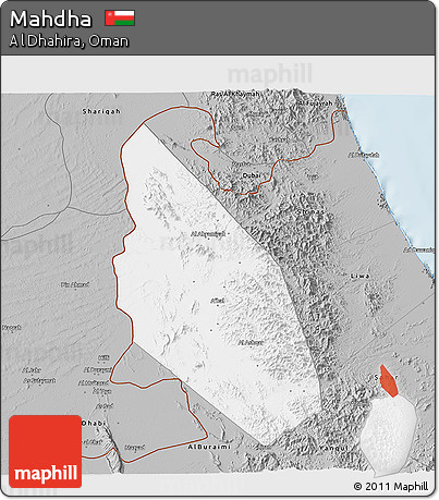 Gray 3D Map of Mahdha
