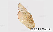 Satellite 3D Map of Mahdha, cropped outside