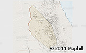 Shaded Relief 3D Map of Mahdha, lighten