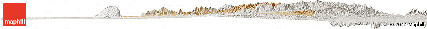 Satellite Horizon Map of Mahdha, lighten, semi-desaturated