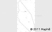 Blank Simple Map of Mahdha, cropped outside