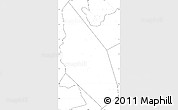 Blank Simple Map of Mahdha, no labels