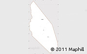 Classic Style Simple Map of Mahdha, cropped outside