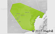 Physical 3D Map of Al Wusta, lighten, desaturated
