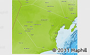 Physical 3D Map of Al Wusta