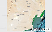 Satellite 3D Map of Al Wusta