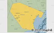 Savanna Style 3D Map of Al Wusta