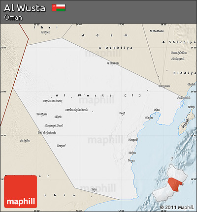 Classic Style Map of Al Wusta