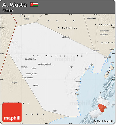 Classic Style Map of Al Wusta