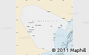 Classic Style Map of Al Wusta, single color outside