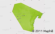 Physical Map of Al Wusta, cropped outside