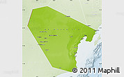 Physical Map of Al Wusta, lighten
