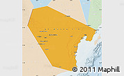 Political Map of Al Wusta, lighten