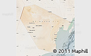 Satellite Map of Al Wusta, lighten