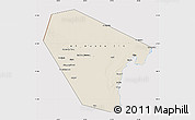 Shaded Relief Map of Al Wusta, cropped outside