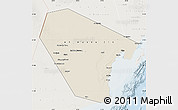 Shaded Relief Map of Al Wusta, lighten