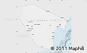 Silver Style Map of Al Wusta, single color outside