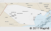 Classic Style Panoramic Map of Al Wusta