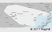 Gray Panoramic Map of Al Wusta