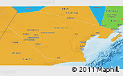 Political Panoramic Map of Al Wusta