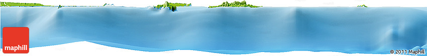 Physical Horizon Map of Al Halaniyat Isl.