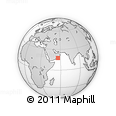 Outline Map of Al Halaniyat Isl.
