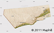 Satellite Map of Salalah, cropped outside