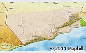 Satellite Map of Salalah, physical outside