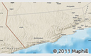 Shaded Relief Map of Salalah