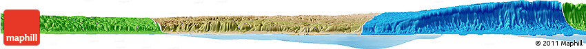 Satellite Horizon Map of Taqah, political outside