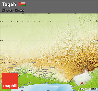 Physical Map of Taqah