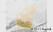 Satellite Map of Taqah, lighten, desaturated
