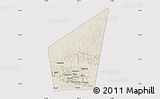 Shaded Relief Map of Taqah, cropped outside