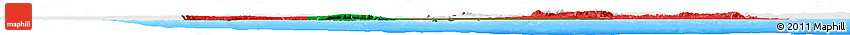 Flag Horizon Map of Oman, single color outside, bathymetry sea