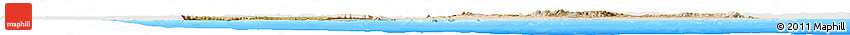 Satellite Horizon Map of Oman, single color outside, bathymetry sea