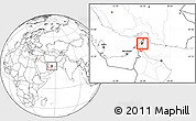Blank Location Map of Diba