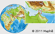 Physical Location Map of Diba, highlighted parent region