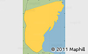 Savanna Style Simple Map of Diba