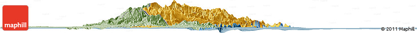 Savanna Style Horizon Map of Musandam