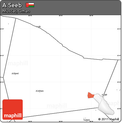 Blank Simple Map of a Seeb