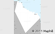 Gray Simple Map of Muscat