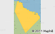 Savanna Style Simple Map of Muscat
