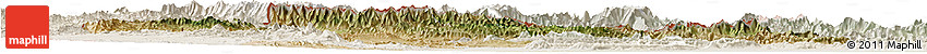 Satellite Horizon Map of F.A.T.A., lighten