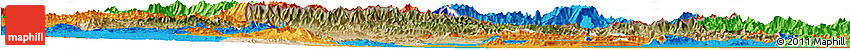 Satellite Horizon Map of F.A.T.A., political outside